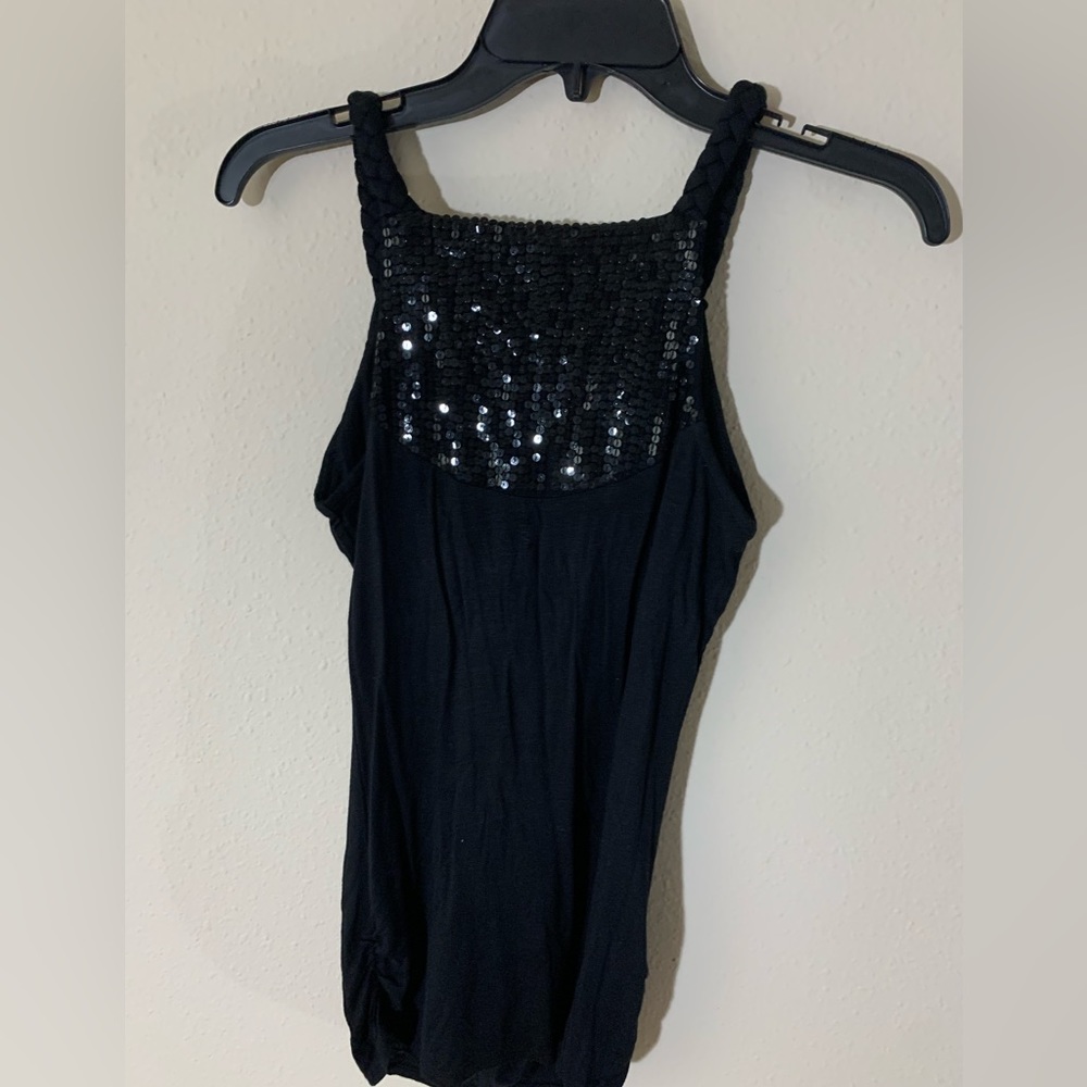 Beautiful black party top